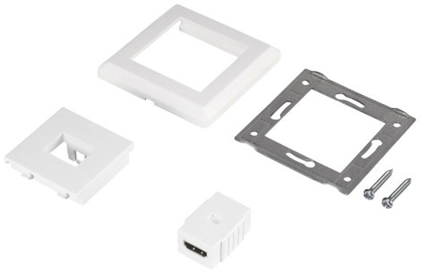 Renkforce RF-4724906 HDMI Átalakító [1x HDMI alj - 1x HDMI alj] Fehér aranyozott érintkező 5. kép