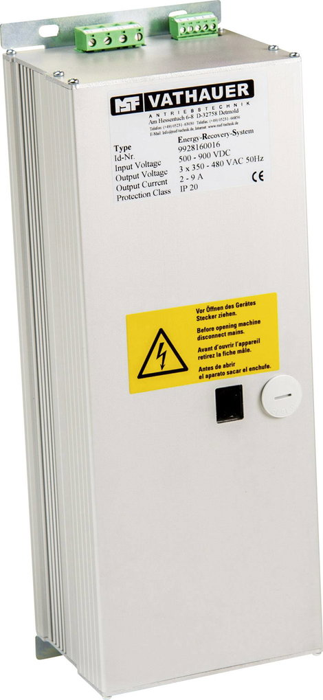 MSF-Vathauer Antriebstechnik Visszatápláló egység ERS 5 kW 3 fázisú 580 V
