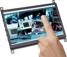 Joy-it Multi-Touch kijelző 1024 x 600 Pixel (Sz x Ma x Mé) 165 x 13 x 124 mm