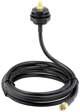 Ixxat 1.04.0085.00003 Schraubbarer Antennenfuß, RP-SMA-Stecker Antenna 1 db