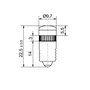 Signal Construct MWKE2264 LED lámpa Fehér E10 24 V DC/AC 2. bélyegkép
