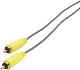 Digitális RCA audio kábel, 1x RCA dugó - 1x RCA dugó, 3 m, sárga/szürke, Speaka Professional