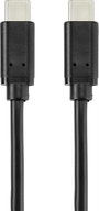 Renkforce USB kábel USB 2.0 USB-C® dugó 1.00 m Fekete antimikrobiális felülettel RF-4716840 2. bélyegkép