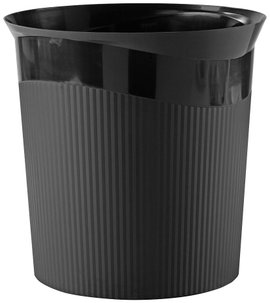HAN Papierkorb Re-LOOP 18148-913 Papírkosár 13 l (Ø x Ma) 288 mm x 287 mm Polipropilén Fekete 1 db