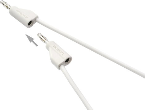 Nagyon hajlékony Mérővezeték készlet [lamellás dugó, 4 mm - lamellás dugó, 4 mm] 2.00 m MSB-30010 A 12. kép