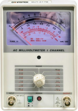 GW Instek 01VT417B00GS GVT-417B Millivolt mérő 1 db