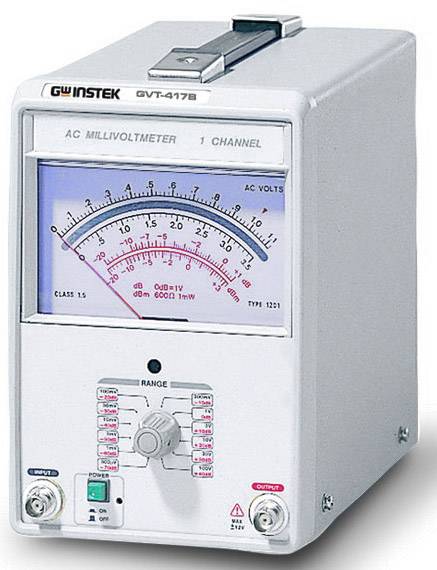 GW Instek 01VT417B00GS GVT-417B Millivolt mérő 1 db 2. kép