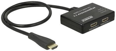 SpeaKa Professional SP-9443508 1+2 port HDMI elosztó Fekete 9. kép