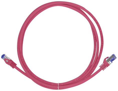 LogiLink C6A014S RJ45 CAT 6A S/FTP 0.25 m Piros 1 db 2. kép