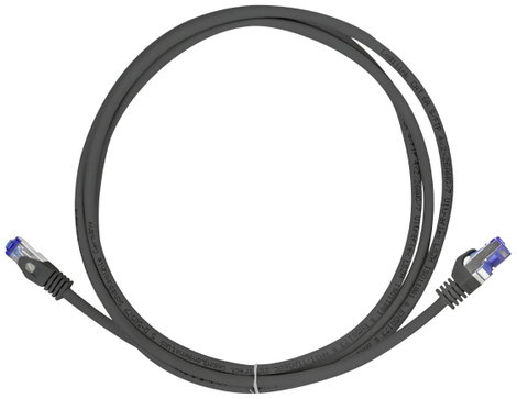 LogiLink C6A013S RJ45 CAT 6A S/FTP 0.25 m Fekete 1 db 2. kép