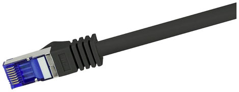 LogiLink C6A013S RJ45 CAT 6A S/FTP 0.25 m Fekete 1 db 5. kép