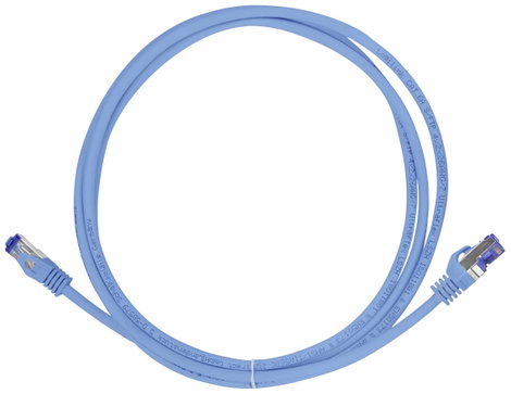 LogiLink C6A016S RJ45 CAT 6A S/FTP 0.25 m Kék 1 db 2. kép