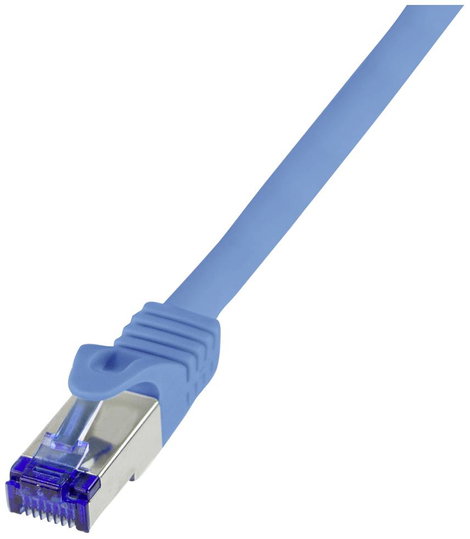 LogiLink C6A016S RJ45 CAT 6A S/FTP 0.25 m Kék 1 db 5. kép