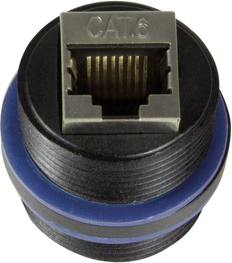 LogiLink Hálózat Átalakító [1x RJ45 alj - 1x RJ45 alj] Fekete 2. kép