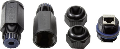 LogiLink Hálózat Átalakító [1x RJ45 alj - 1x RJ45 alj] Fekete 5. kép