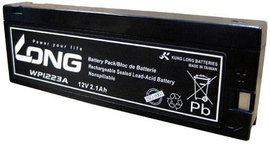 AGM ólomakku 12 V 7,2 Ah 182 x 61 x 23 mm, Long WP1223A