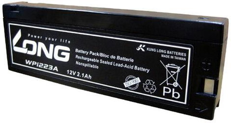 AGM ólomakku 12 V 7,2 Ah 182 x 61 x 23 mm, Long WP1223A 2. kép