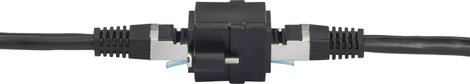 Renkforce RJ45 Hálózat Átalakító CAT 6 [1x RJ45 alj - 1x RJ45 alj] Fekete 2. kép