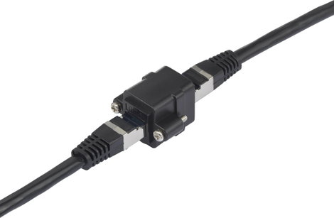 Renkforce RJ45 Hálózat Átalakító CAT 6 [1x RJ45 alj - 1x RJ45 alj] Fekete 3. kép