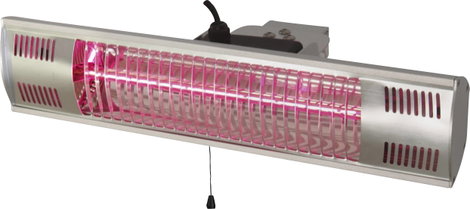 Silva Homeline 510021 Rövidhullámú infra hősugárzó 1500 W Ezüst (matt)