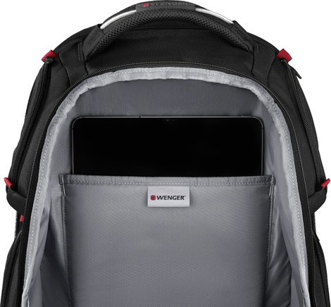Wenger Notebook hátizsák PlayerOne Alkalmas: Max.: 43,9 cm (17,3) Fekete 3. kép