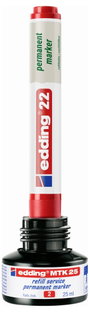 Edding 22 EcoLine 4-22-4 Permanent marker Fekete, Kék, Piros, Zöld Vízálló: Igen 4. bélyegkép