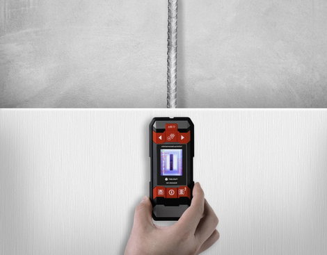 Lézeres távolságmérő és fém- és vezetékkereső 100 mm, 2 az 1-ben, Toolcraft LDM D30 6. kép