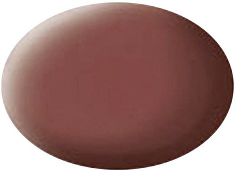 Festék, téglavörös, matt, színkód: 37 RAL, színkód: 3009, 18 ml, Revell Aqua
