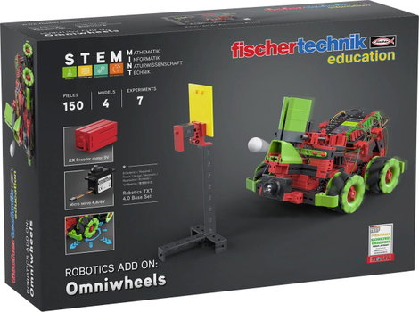 fischertechnik education Robotics: Add On Omniwheels 559898 Robot bővítő modul 10. kép