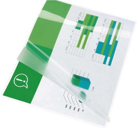 GBC HeatSeal fényes lamináló fólia, 216x303 mm (A4), 2x80 mikron vastagságú, 100 ív/csomag, GBC IB58