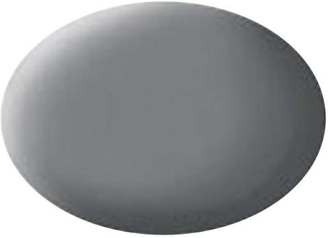 Festék, egérszürke, matt, színkód: 47 RAL, színkód: 7005, 18 ml, Revell Aqua