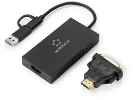 Renkforce Külső grafikus kártya DDR3-RAM USB-A, USB-C® 5Gb/s, HDMI™, DVI