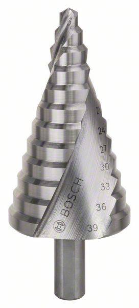Bosch Accessories 2608597521 HSS Fokozatfúró 6 - 39 mm Teljes hossz 93.5 mm 3 oldalú szár 1 db