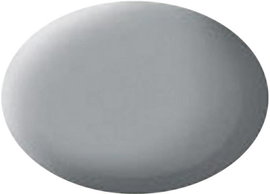 Festék, világosszürke, matt, színkód: 76, 18 ml, Revell Aqua