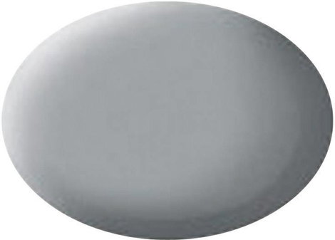 Festék, világosszürke, matt, színkód: 76, 18 ml, Revell Aqua