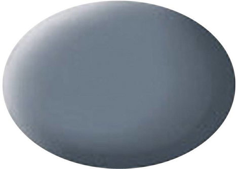 Festék, kék-szürke, matt, színkód: 79 RAL, színkód: 7031, 18 ml, Revell Aqua