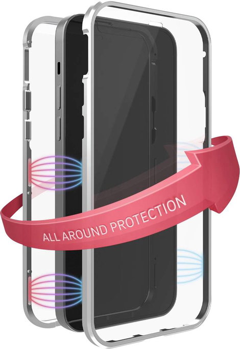 Black Rock 360° Glass Cover Apple iPhone 13 Pro Ezüst 2. kép