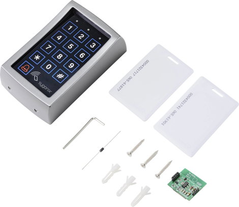 Fali kódzár 12 V/DC IP55, Sygonix SY-4730012 6. kép