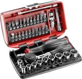 Facom Dugókulcs készlet Metrikus 1/4 (6,3 mm) 17 részes R.360NANOPB
