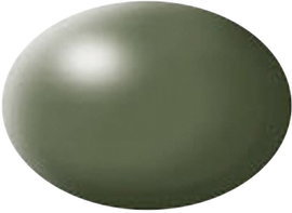 Festék, olivazöld, selyemmatt, színkód: 361 RAL, színkód: 6003, 18 ml, Revell Aqua
