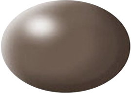 Festék, barna, selyemmatt, színkód: 381 RAL, színkód: 8025, 18 ml, Revell Aqua