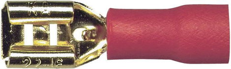 Sinuslive Autó Hifi laposérintkezős dugó 10 részes készlet 1.5 mm² 4.8 mm Aranyozott