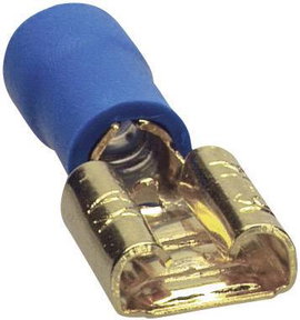Sinuslive Autó Hifi laposérintkezős dugó 10 részes készlet 2.5 mm² 6.3 mm Aranyozott
