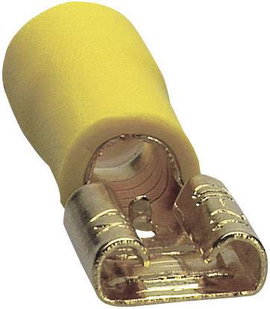 Sinuslive Autó Hifi laposérintkezős dugó 10 részes készlet 6 mm² 6.3 mm Aranyozott