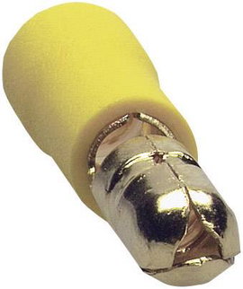 Sinuslive Autó Hifi hengeres dugó 10 részes készlet 6 mm² 6 mm Aranyozott