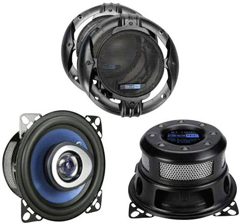 2 utas koaxiális hangszóró 200 W, SinusTec ST-100C