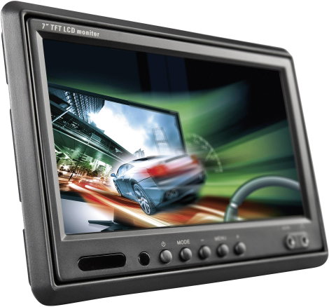 Fejtámlába építhető autós monitor 7 (17,8 cm), Renkforce T-701B 3. kép