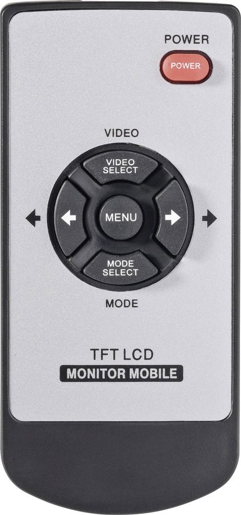 Fejtámlába építhető autós monitor 7 (17,8 cm), Renkforce T-701B 5. kép