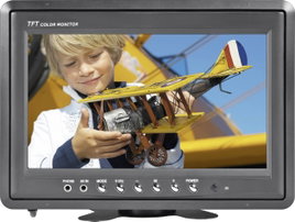 Fejtámlába építhető autós monitor 9 (22,9 cm), Renkforce T-900B
