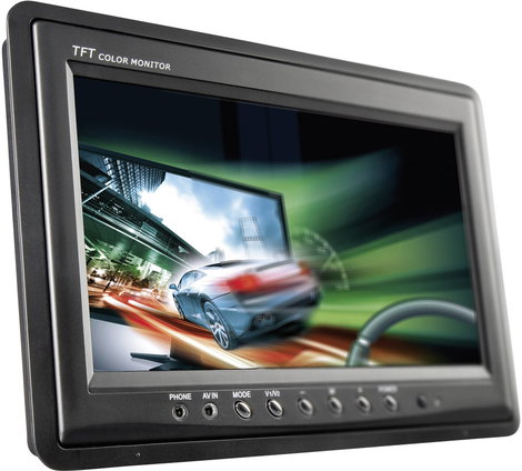 Fejtámlába építhető autós monitor 9 (22,9 cm), Renkforce T-900B 2. kép